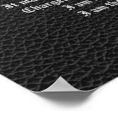 インビクトス感動的、グリフォンで黒い詩 ポスター (角)