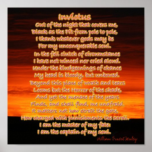 インビクトス ポスター (正面)