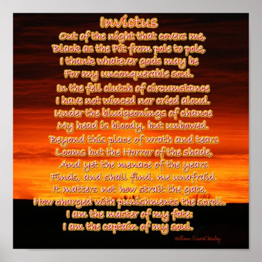 インビクトス ポスター (正面)