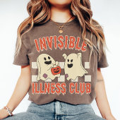 インビジブル病気クラブ |ハロウィーン障害 Tシャツ