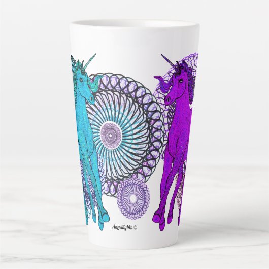 インビジブル ユニコーン カフェラテマグ (正面)