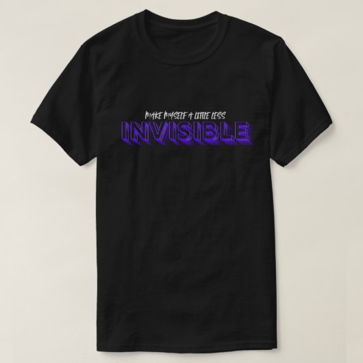 インビジブルTシャツ Tシャツ (デザイン正面)