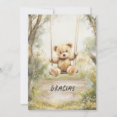 インビタシオネベビーシャワーヴィンテージ未太古 招待状 (裏面)