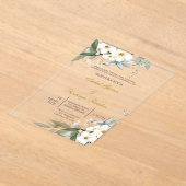 インビタシオンエンエスパニョルパラボダ アクリル招待状 (レイダウン)