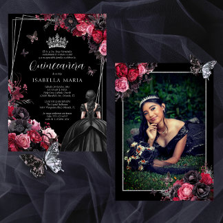 インビタシオンキンセアニラフローラゴティカロサダ，ロハ 招待状