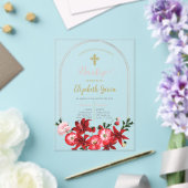 インビタシオンコンフロルハパラボティスモ アクリル招待状 (インサイチュ (ウェディング))