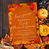 インビタシオンセナデアシオンデグラシアスホジャスオトニョ 招待状