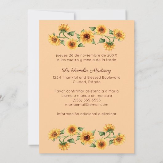 インビタシオンセナデアシオンデグラシアスメサファミリア 招待状 (裏面)