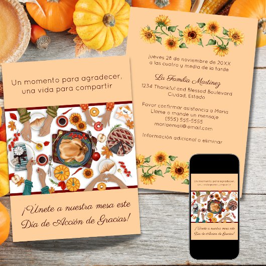 インビタシオンセナデアシオンデグラシアスメサファミリア 招待状