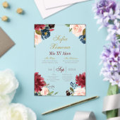 インビタシオンデキンセアニラコンマルコローザ アクリル招待状 (インサイチュ (ウェディング))