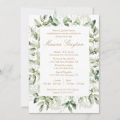 インビタシオンデキンセアニラコンマルコ 招待状 (正面)