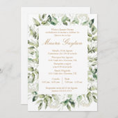 インビタシオンデキンセアニラコンマルコ 招待状 (正面/裏面)