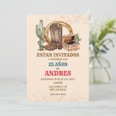 インビタシオンデクムプラノスヴァケロ – フィエスタヴァケラ 招待状 (スタンド正面)