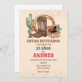 インビタシオンデクムプラノスヴァケロ – フィエスタヴァケラ 招待状 (正面/裏面)