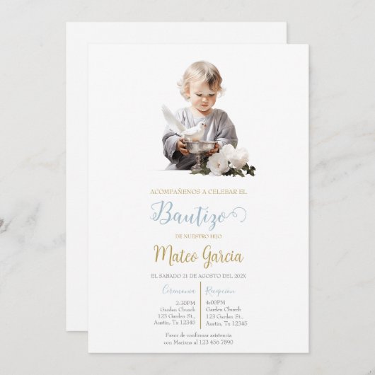 インビタシオンデバウティスムコンパロマブランカ 招待状 (正面/裏面)