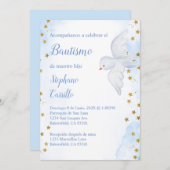 インビタシオンデバウティスムパラニーニョコンパロマブランカ 招待状 (正面/裏面)