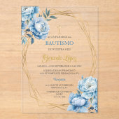 インビタシオンデバウティスムパラニーニョ アクリル招待状 (正面)