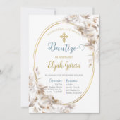 インビタシオンデバウティスモフローラブランカエンエスパニョル 招待状 (正面)