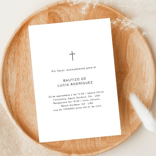 インビタシオンデバウティゾセンシラエンブランコyネグロ 招待状