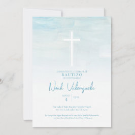 インビタシオンデバウティゾニーニノアズールスペインの招待状 招待状