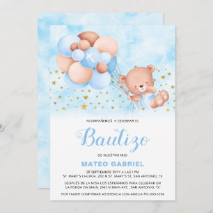 インビタシオンデバウティゾパラニーニョコンオソバプテスマ 招待状