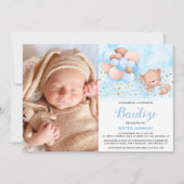 インビタシオンデバウティゾパラニーニョコンフォトバプテスマ 招待状 (正面)