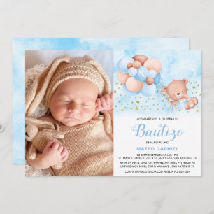 インビタシオンデバウティゾパラニーニョコンフォトバプテスマ 招待状