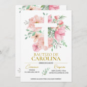 インビタシオンデバウティゾフローレス・ロサス 招待状 (正面/裏面)