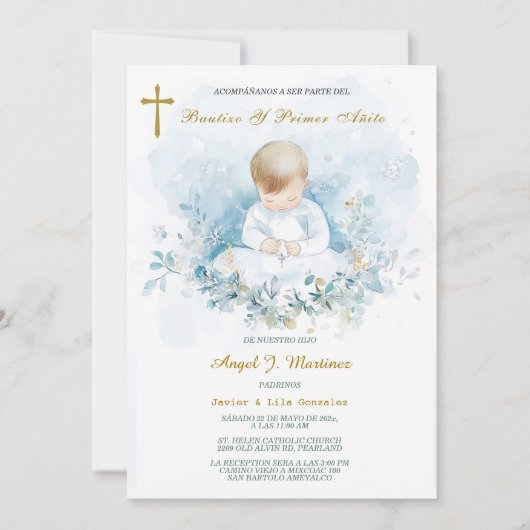 インビタシオンデバウティゾYプライマーアニト招待状 招待状 (正面)