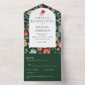 インビタシオンデボダエスパニョルイングレスプヴォFOLKART オールインワン招待状 (内側)