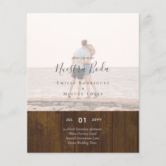 インビタシオンデボダコンスーパーポシオンデフォトス チラシ (正面)