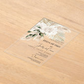 インビタシオンデボダデオロ アクリル招待状 (レイダウン)