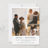 インビタシオンデボダトドウエンウノエレガンテ3フォトス 招待状 (正面)