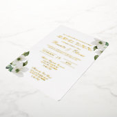 インビタシオンデボダ金ゴールド箔 箔招待状 (回転した状態)