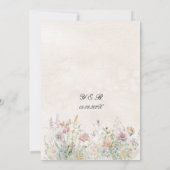 インビタシオンデボーダデフロルシルヴェストレ 招待状 (裏面)