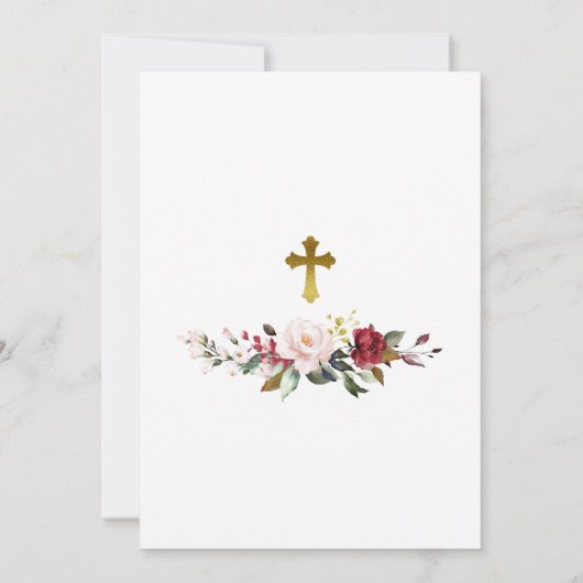 インビタシオンデロサスロハスパラバウティゾ招待状 招待状 (裏面)