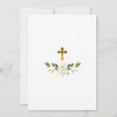 インビタシオンデロザスブランカスパラバウティゾ 招待状 (裏面)