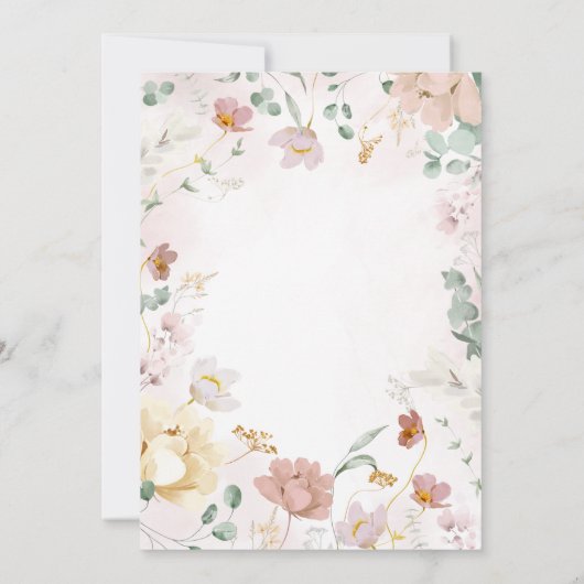 インビタシオンデローザフロレスシルベストレスパラバウティソ 招待状 (裏面)