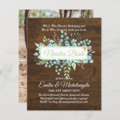 インビタシオンドボダバラタスHOJAS Modernas (正面/裏面)