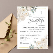 インビタシオンバウエレガントティゾボーイズアンドガールズバプテスマ 招待状