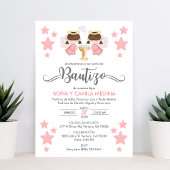 インビタシオンバウティゾニーニャスバプテスキュートツインズエンジェルス 招待状