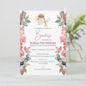 インビタシオンバウティゾフラワーガールエンジェルキュートバプテスマ 招待状 (スタンド正面)