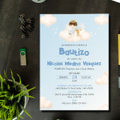 インビタシオンバウティゾボーイアンジェルカトリック洗礼 招待状