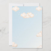 インビタシオンバウティゾボーイアンジェルカトリック洗礼 招待状 (裏面)