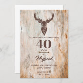 インビタシオンパラクンプレアノスデホムブルテマカザール 招待状 (正面/裏面)