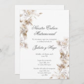 インビタシオンパラボダラモデフロレス 招待状 (正面/裏面)