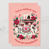 インビタシオンフィエスタデノシェブエナポインセスペインのッティア 招待状 (正面/裏面)