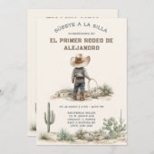 インビタシオンプライマーロデオインファンティルペルソナリアダ 招待状 (正面/裏面)