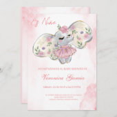 インビタシオンベビーシャワーパラニーニャ 招待状 (正面/裏面)