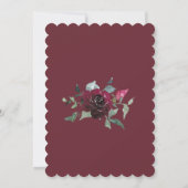 インビタシオンボダマルサラエスパニョルの招待 招待状 (裏面)